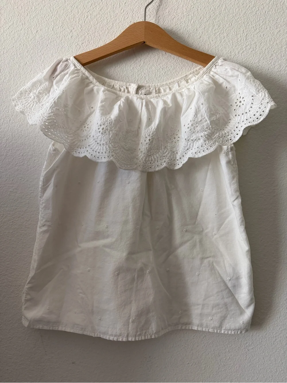 Gap girls Floral Pink & White Eyelet Blouse Duo